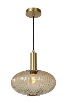 Підвісний світильник Lucide MALOTO &Oslash; 30 cm 1xE27 Amber, Amber, Бурштинний, Бурштинний