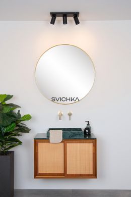 Потолочный точечный светильник для ванной Lucide TAYLOR LED Dim to warm GU10 3x5W 2200K/3000K IP44 Black