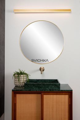 Настінний світильник для ванної Lucide ALEXA LED 1x13W 3000K IP44 Matt Gold / Brass, Matt Gold / Brass