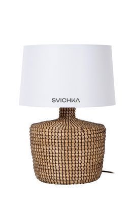 Настільна лампа Lucide AMBALA 1xE27 Natural, Natural, Натуральний, Кремовий, Кремовий