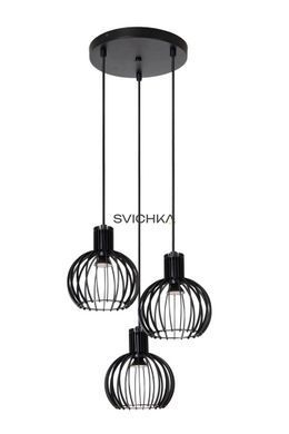 Подвесной светильник Lucide MIKAELA &Oslash; 32 cm 3xE14 Black