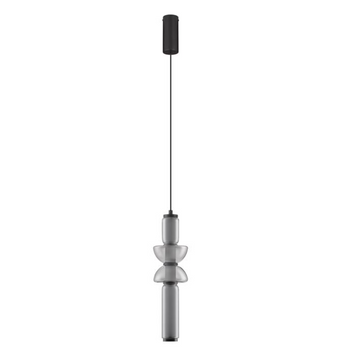Підвісний світильник Nova luce 9009181 ULON, Black/Clear