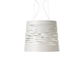 Підвісний світильник Foscarini Tress grande, White, Білий, Білий, Білий