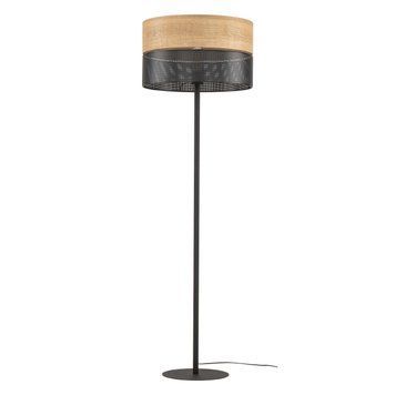 Торшер TK-Lighting NICOL, Black/Beige, Чорний, бежевий, Чорний, Бежевий, Чорний
