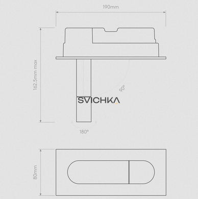 Бра Astro Digit LED II, Black