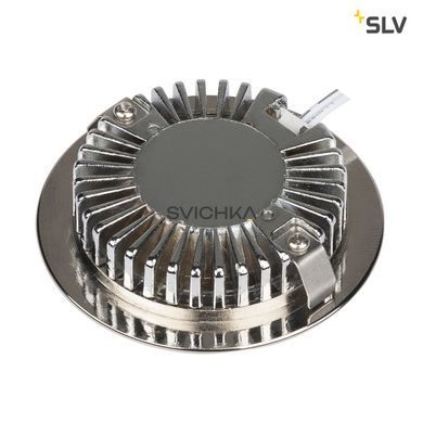 Врізний світильник SLV DL 126 2700K Brushed metal, сірий, Сірий, Алюміній Мат, Алюміній Мат
