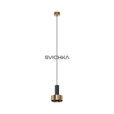 Світильник підвісний KLOODI DECO PE-LORA148 GU10 BK/GD, Чорний, Золотий