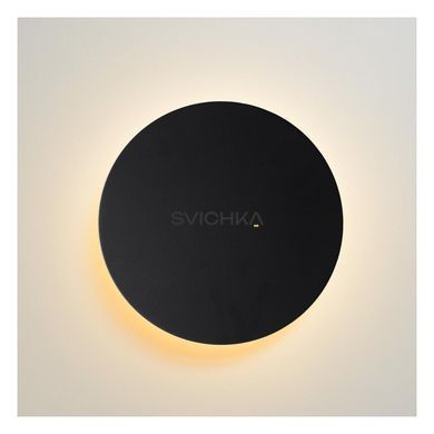 Настінний світильник Lucide EKLYPS LED &Oslash; 15 cm LED 1x7W 3000K Black, BLACK