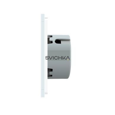 Розумний сенсорний прохідний/перехресний ZigBee вимикач 2 сенсора Livolo білий скло (VL-C702SZ-11)
