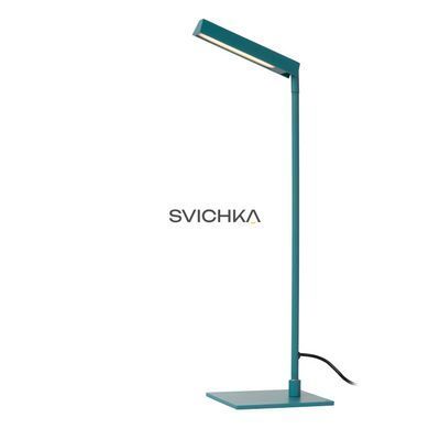 Настільна лампа Lucide LAVALE LED Dim. 1x3W 2700K Turquoise, Turquoise, Бірюзовий, Бірюзовий