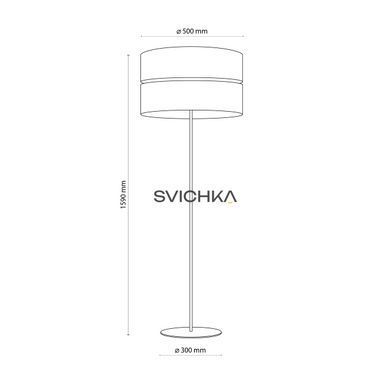 Торшер TK-Lighting NICOL, Black/Beige