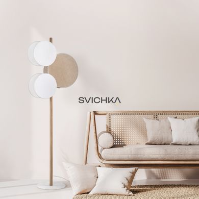 Торшер TK-Lighting Pulse, White/Beige