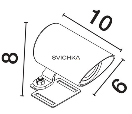 Світильник вуличний ландшафтний Nova luce 9030921 ONE, 8W, Black