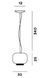Підвісний світильник Foscarini Chouchin Reverse 3, Grey