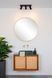 Потолочный точечный светильник для ванной Lucide TAYLOR LED Dim to warm GU10 3x5W 2200K/3000K IP44 Black, BLACK