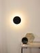 Настінний світильник Lucide EKLYPS LED &Oslash; 15 cm LED 1x7W 3000K Black, BLACK