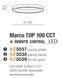 Стельовий світильник Azzardo MARCO 100 White