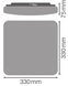 Нестенно-потолочный светильник Ledvance SF SQUARE 330 V 24W 830, White