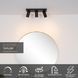 Потолочный точечный светильник для ванной Lucide TAYLOR LED Dim to warm GU10 3x5W 2200K/3000K IP44 Black, BLACK