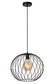 Підвісний світильник Lucide DANZA &Oslash; 40 cm 1xE27 Black, BLACK