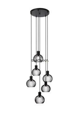 Подвесной светильник Lucide MIKAELA &Oslash; 35 cm 6xE14 Black