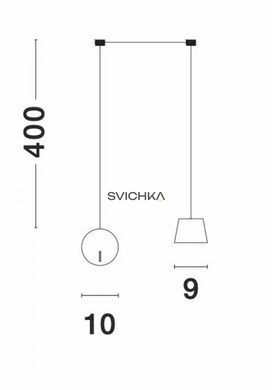Подвесной светильник Nova luce AMADEO 1 Black