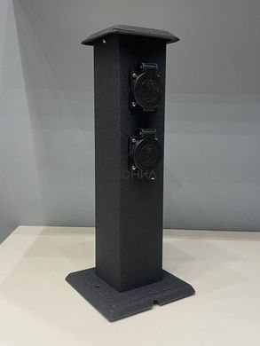Стовпчик з розетками Eglo PARK 4, Black
