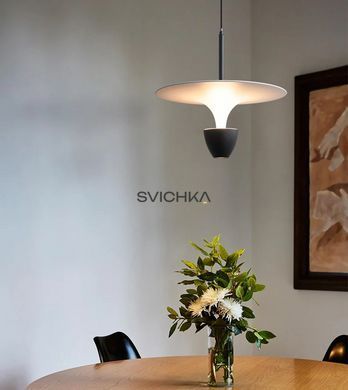 Світильник підвісний KLOODI DECO PE-NIMBA300 6W+6W 3K WH/BK, Білий, Чорний