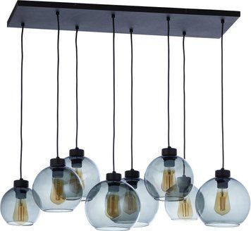 Підвіс TK Lighting 4113 Cubus Graphite - 4113, Чорний, Графіт, Димчатий, Прозорий