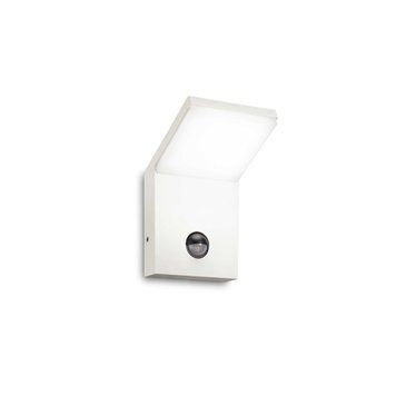 Вуличний настінний світильник Ideal Lux Style ap sensor 4000К, Білий