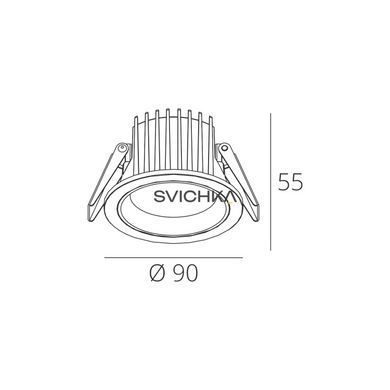 Точечный светильник Skarlat RDL73027-3 7W WH+CHR 4000K
