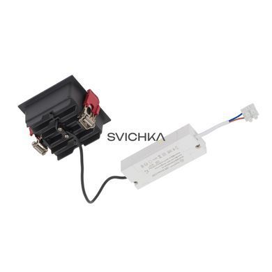 Врезной светильник Nowodvorski MIDI LED 16W 3000K Black