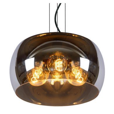 Подвесной светильник Lucide OLIVIA &Oslash; 40 cm 3xE27 Smoke Grey