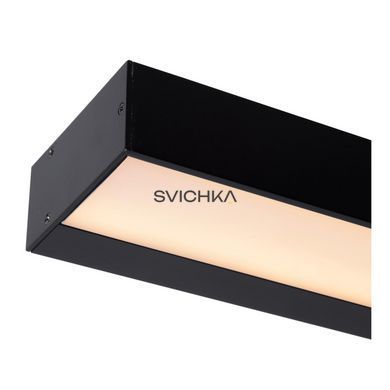 Настінний світильник для ванної Lucide ALEXA LED 1x13W 3000K IP44 Black, BLACK