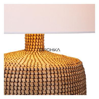 Настільна лампа Lucide AMBALA 1xE27 Natural, Natural, Натуральний, Білий