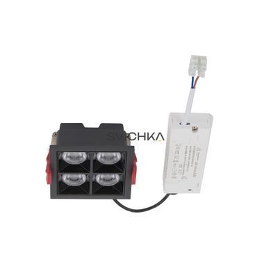 Врезной светильник Nowodvorski MIDI LED 16W 3000K Black