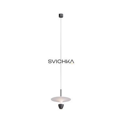 Світильник підвісний KLOODI DECO PE-NIMBA300 6W+6W 3K WH/BK, Білий, Чорний