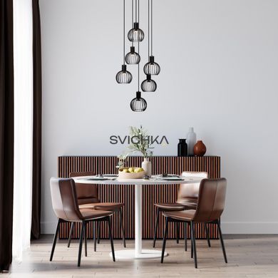 Подвесной светильник Lucide MIKAELA &Oslash; 35 cm 6xE14 Black