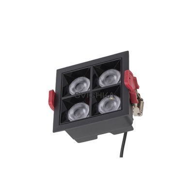 Врезной светильник Nowodvorski MIDI LED 16W 3000K Black
