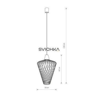 Люстра Nowodvorski WAVE 8856, Чорний, Чорний