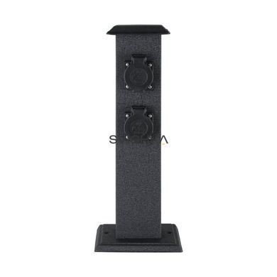 Стовпчик з розетками Eglo PARK 4, Black