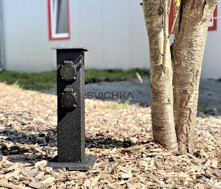 Стовпчик з розетками Eglo PARK 4, Black
