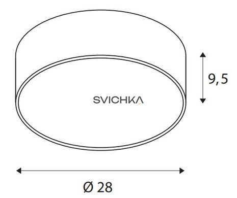 Настінно-стельовий світильник SLV MEDO 30 CW AMBIENT, 3000/4000K, TRIAC, white