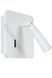 Бра Lucide OREGON LED 1x4W 3000K With USB charging point White, WHITE