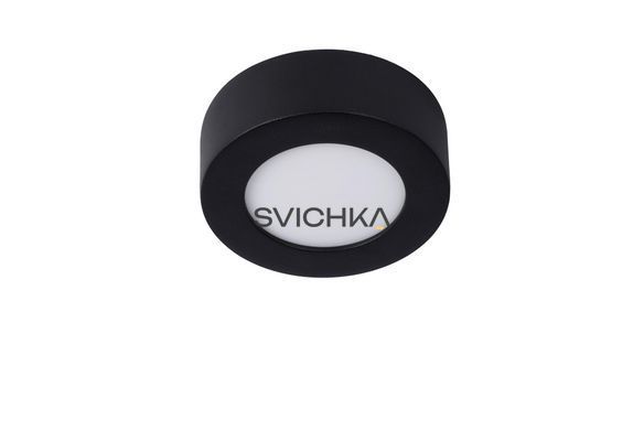 Стельовий світильник для ванної Lucide BRICE LED &Oslash; 11,7 cm LED Dim. 1x8W 3000K IP44 Black, BLACK