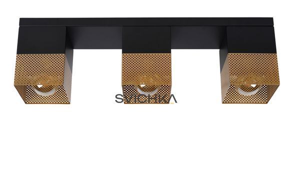 Потолочный светильник Lucide RENATE 3xE27 Matt Gold / Brass
