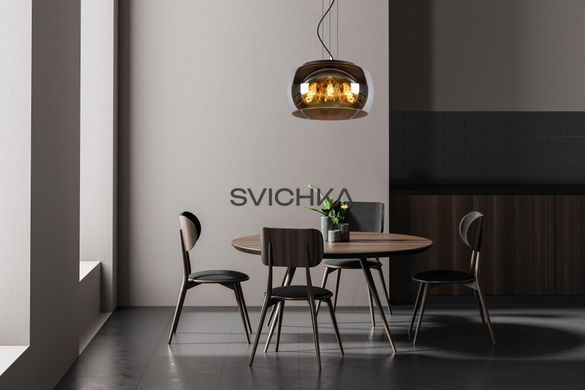 Подвесной светильник Lucide OLIVIA &Oslash; 40 cm 3xE27 Smoke Grey