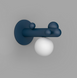 Бра Babich Studio Lunar B, Blue