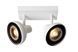 Потолочный точечный светильник Lucide SENSAS 2xGU10 (ES111) White, WHITE