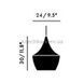 Підвісний світильник Tom Dixon BEAT FAT BLS02WH-PEUM